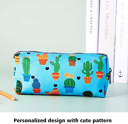Lparkin Cactus olovka za olovku Canvas olovka vrećica stacionarna futrola šminka kozmetička torba