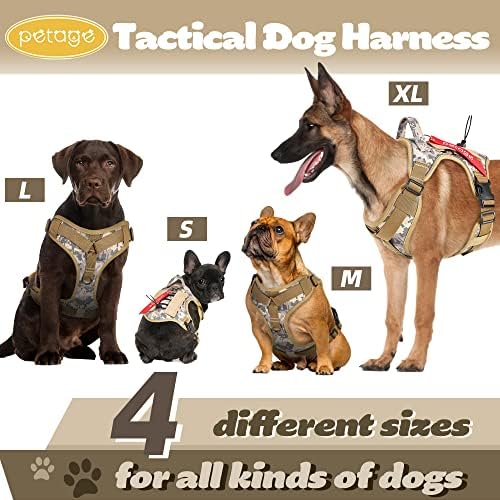 Taktički pojas za pse za male srednje velike pse bez povlačenja Mekani podstavljeni podstavljeni plijesni