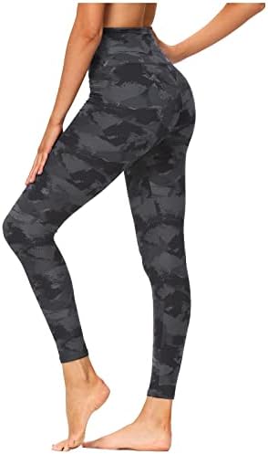 Nreayly Dukserice Žene Solid / Camo gamaše Yoga hlače Joggers Workout Hlače Tiktok Holiday Athletic