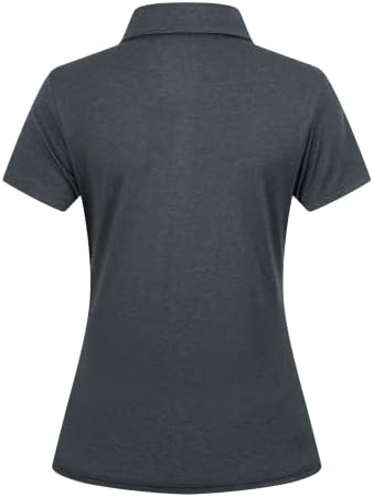 Magnivit ženske polo majice sa laganim majicama sa 4 gumbom za golf polo majice Brza atletska košulja suhih