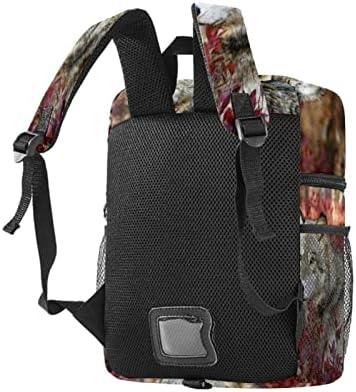 VBFOFBV putni ruksak, ruksak za prijenosnog računala za žene muškarci, modni ruksak, šumska vučja životinja