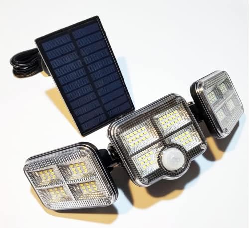 Solonlid 122 LED solarna sigurnosna sigurnosna sigurnosna svjetla sa daljinskim upravljačem za