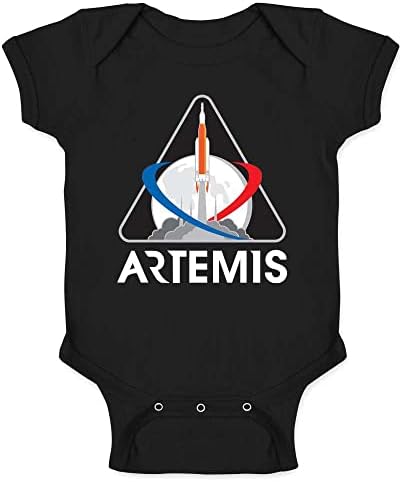 Pop Threads Nasa odobrena Artemis program Mision 1 Patch Moon Baby Toddler Kids Girl Boy Majica