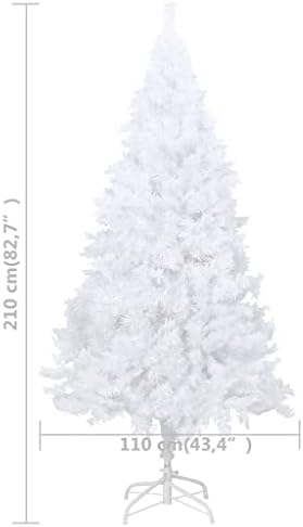 Vidaxl Umjetno božićno drvce sa gustim granama Početna Dnevna soba Office Božićni ukras Decor