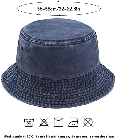 Xyiyi unisex traper oprao pamuk kašika šešir Vintage Beach Sun Hat