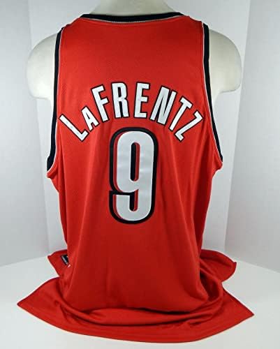 Portland Trail Blazers Raef Lafrentz 9 Izdana crvena dres 333 - NBA igra koja se koristi