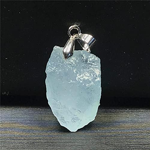 Sirovi akvamarinski kamen ocean plavi akvamarinski kristalni nakit za žene muškarci ljepota ljekovita