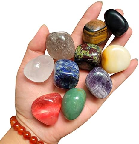 RockTone 10 Prirodni dragulj perle Kristali za početnike Veliki paušani kamenje Polirani energetski kristali
