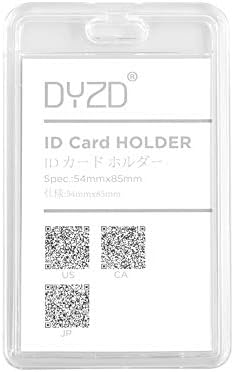 DYZD paket vodootpornih držača znački ID držač sa Lanyards mekom gumom držači znački IC kartice