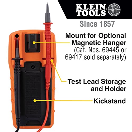 Klein Tools MM420 Digitalni multimetar, auto-raspon trmskih multimetra, 600V AC / DC napon, 10A