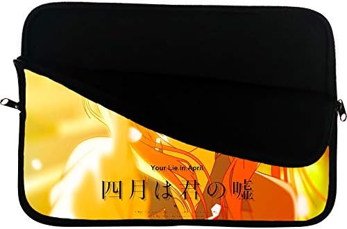 Tvoja laž u aprilu Anime torba za laptop 15 inča sa površinom moinepad - futrola za laptop štiti vašu bilježnicu u stilu! Anime računarska torba za laptop rukav tablet