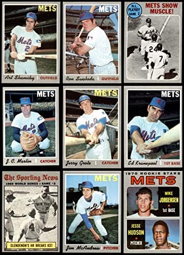 1970. TOPPS New York Mets Team Set New York Mets Nm Mets