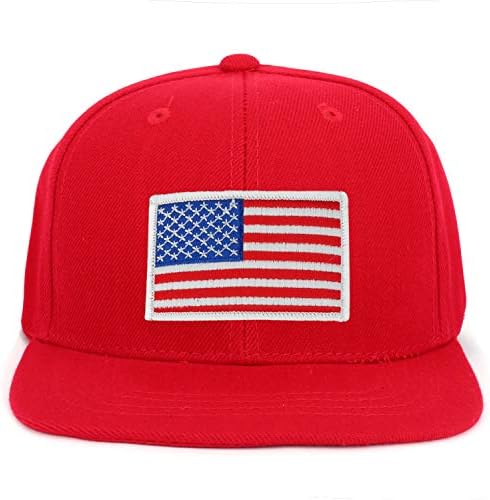 ArmyCrew Omladinska kiselina Veličina bijele američke zastave zakrpa ravna kapa za bajbol kapa