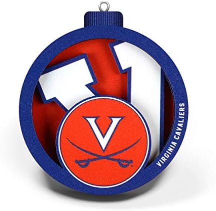 YouTheFan NCAA 3D Logo serija Ornament