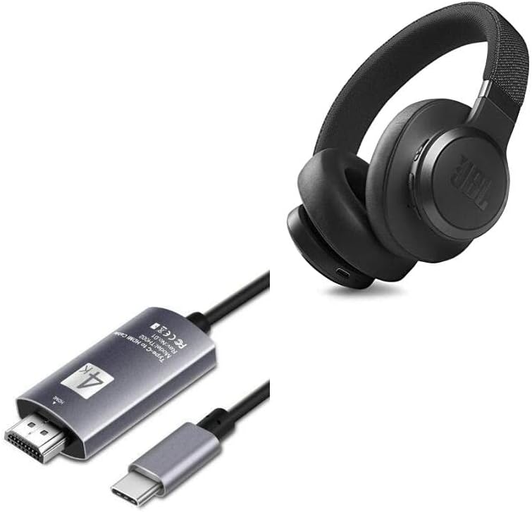 Boxwave Cable kompatibilan sa JBL Live 660NC - SmartDisplay kabl - USB tip-c do HDMI, USB C / HDMI kabel