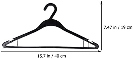 Cabilock plastični vješalice vješalica za vješalice za vješalice 50pcs vješalice za odjeću obloge hlače vješalice