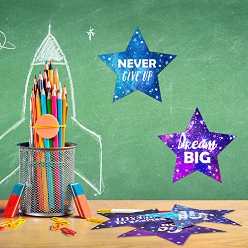 48 kom zvijezde motivacijska oglasna ploča ukrasi za učionicu Galaxy izrezi pozitivne inspirativne