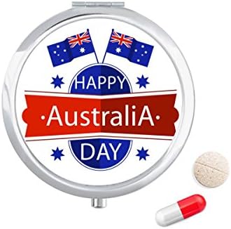 Australija Sretan Dan Australije Zastava Za Pilule Džepna Kutija Za Skladištenje Lijekova