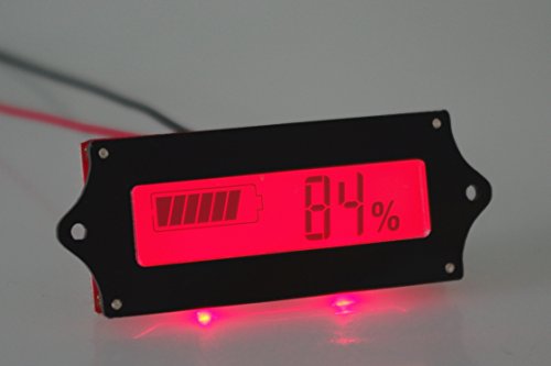 SMAKN LCD Indikator Tester za kapacitet baterije za LI10: 10 kom litijumske baterije Litijum-Cell-Crvena