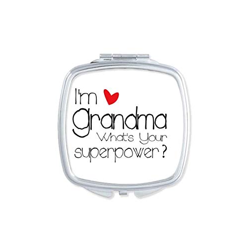 Ja sam baka koja je tvoja supermoć ogledalo prijenosni kompaktni džepni Makeup dvostrano staklo