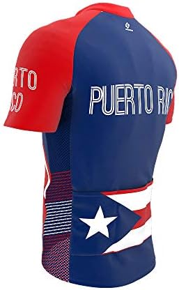 Portoriko biciklistički dres kratkih rukava za muškarce
