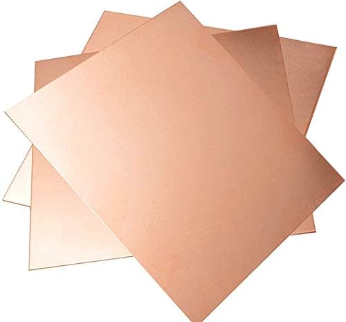 Nianxinn bakar metalni lim folija ploča 0.8 X 100 X 200 Mm rez bakra metalne ploče listova