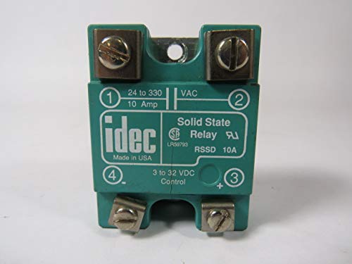 IDEC RSSD-10a ukinuo proizvođač, 24-330 VAC, 10 AMP, relej čvrstog stanja, izolacija fotografija,