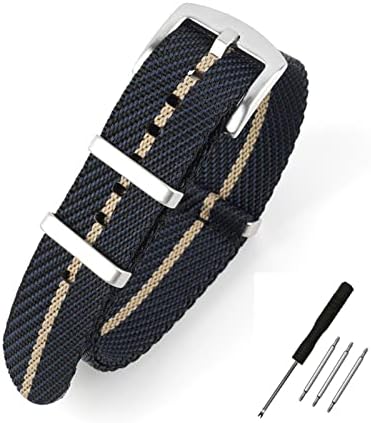 WOUKUP Premium Weave najlonska traka za sat 20mm 22mm zamjenske vojne trake za sat za muškarce