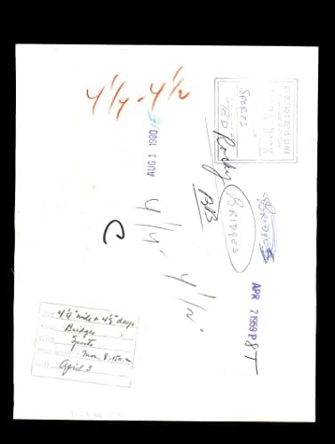 Rocky Mostovi potpisan 1959 8x10 Detroit Tigers Originalna žičana fotografija Autogram