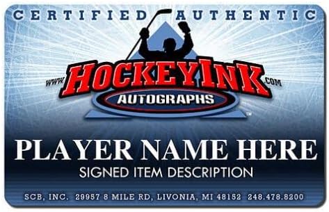 PAUL COFFEY potpisao Detroit Red Wings Puck-HOF 04-potpisane NHL Pakove