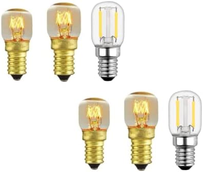 Različiti paket LED sa žarnom niti i sa žarnom niti [žarulja sa žarnom niti 15w, 25W i 2W LED] 6 pakovanja