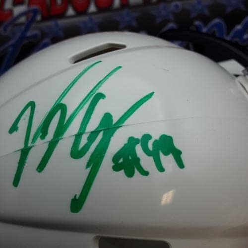 Vinny Curry Autentikalna potpisana Mini kaciga PSA-autogram NFL kacige