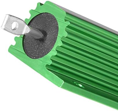 Uxcell aluminijumski otpornik 100W 6 Ohm žičani zeleni zeleni za LED zamjenski pretvarač 100W 6RJ