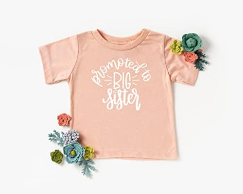 Olive voli Apple promovirano na veliku sestru šarenu najavu majicu za djevojčice za bebe i dječje dijete