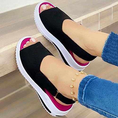 Sandale za žene Dressy ljeto, sandale za žene kauzalne ljetne peep platforme sandale cipele dame dame flip flops
