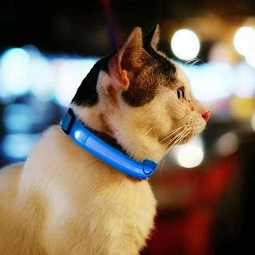 Houchu za mačku, psa, mače, flash najlonska fluorescentna noćna sigurnosna dodatna noćna sigurnost