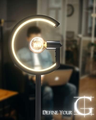 Jackyled Moderna podna lampa za dnevni boravak, dvosmjerni prebacivanje g-u obliku slova G,