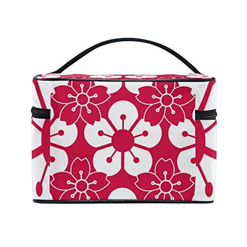 Prijenosni cvjetni cvjetni cvjetni uzorak Travela kozmetička torba za šminku za šminku Case Organizer