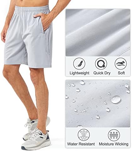 Allzero muške trčanje atletske kratke hlače 7 Brze suho vježbe kratke hlače lagane sportske