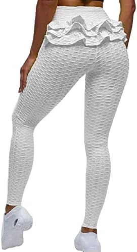Visoke tamke za žene za žene atletičke maslačke meke plijenske hlače za trčanje biciklističkih joga vježbanja