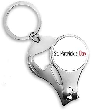 Slavite svetog Patrick-a Blagoslov festival Nail Nipper prsten za prsten za ključeve ključeva