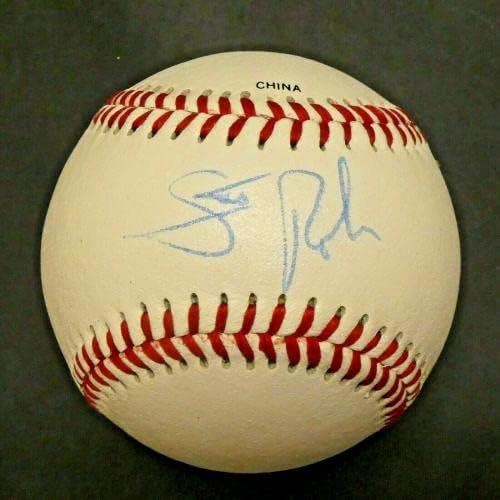 Rijetki Fuji Film Sve zvijezde 2000 potpisanih bejzbolca od 9 Sammy Sosa Barry Larkin - autogramirani bejzbol