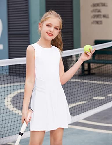 Zaclotre Devojke Tenis Golf Haljina odijela Atletska haljina sa džepovima Sportska haljina bez
