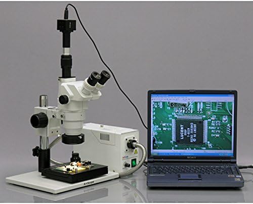 AmScope ZM-1tz3-za profesionalni Trinokularni Stereo Zoom mikroskop, okular Ew10x, uvećanje 2x-90x, zum