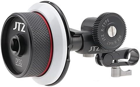 JTZ DP30 Single-15mm-Rod Cine sočiva Pratite ručicu za izvlačenje fokusa za filmsku kinu DSLR fotoaparat bez ogledala, pogodan za Sony Canon Nikon Blackmagic BMPCC 4K 6K kamera