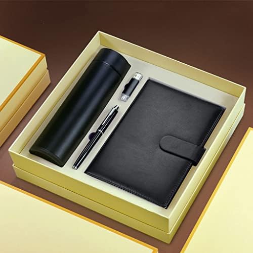 ZJHYXYH Office Business Poklon Termos Cup sa poklon kutijom za notebook olovku Olovka od nehrđajućeg čelika