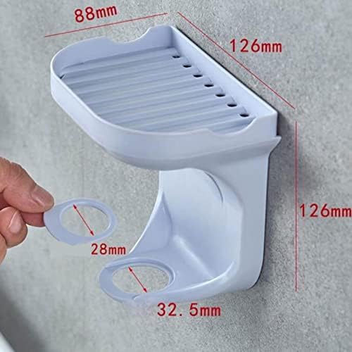 Taufe Travel Sapun sapun Ne-označavajuće kuke za tuširanje Gel boce nosač šampona usisana zid Skladište kupaonice