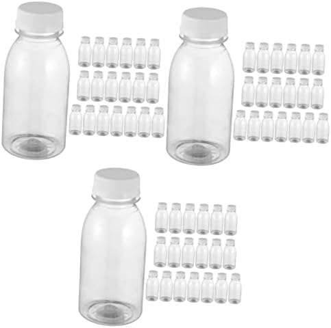 LuxShiny 60 kom praznih plastičnih boca za zgušnjavanje zgušnjava PET prozirnog