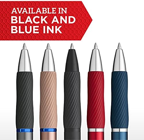 Sharpeie S-Gel, gel olovke, elegantna metalna bačva, Crimson crvena, srednja točka, crna tinta, 4 broja