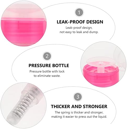 5pcs prazan kozmetički alati za nokte Namjenski prešut za zaključavanje dozatora sapuna SOAP ART kapacitet